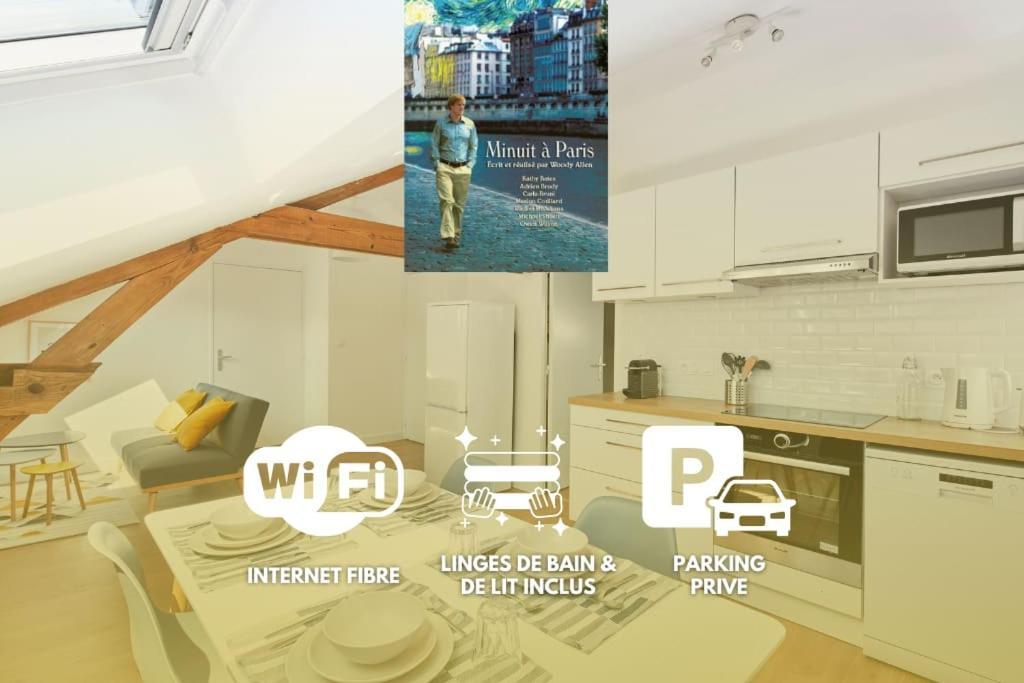 Minuit A Paris - Wifi Fibre/Linge/Parking Apartment ชาโตว์บรีอองต์ ภายนอก รูปภาพ