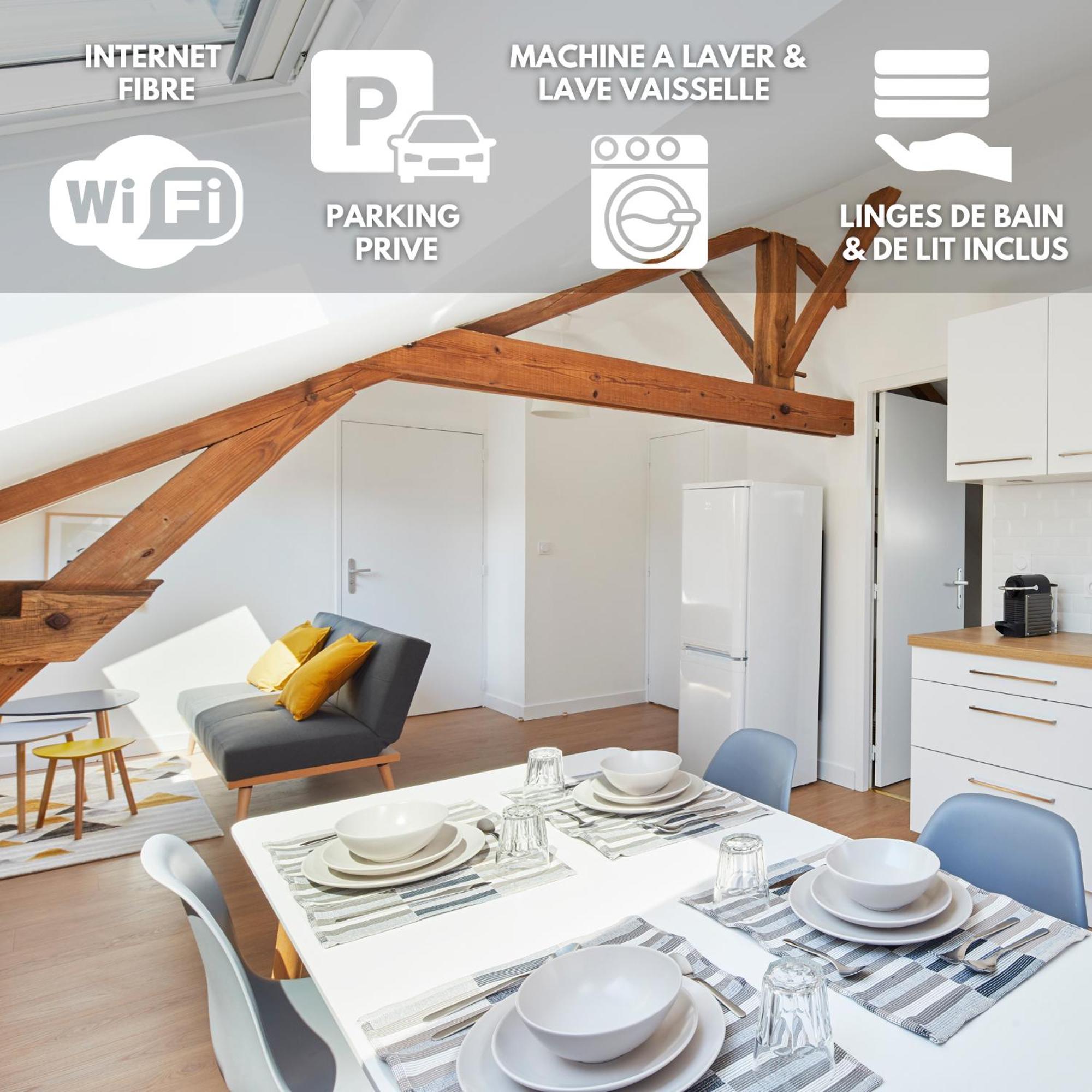 Minuit A Paris - Wifi Fibre/Linge/Parking Apartment ชาโตว์บรีอองต์ ภายนอก รูปภาพ